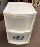2-drawer Sterilite storage