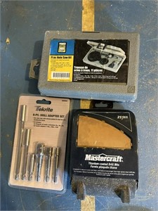 Drill Bits, Hole Saw Kit & Drill Adapter Set