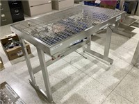 Stainless steel rod desk - missing foot