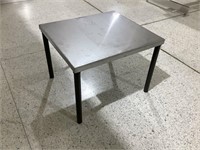 Small stainless steel top table
