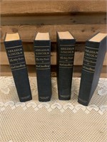 1939 4 VOLUME ABRAHAM LINCOLN BOOKS