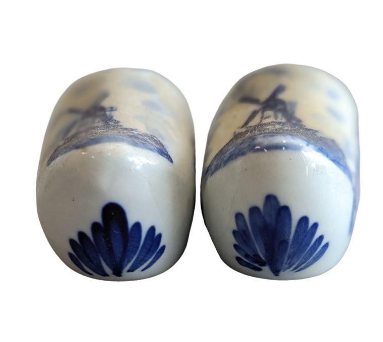 Vintage Daft Blue Clogs Ashtrays