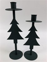 Metal Christmas Candle Holders
