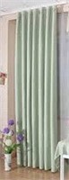 PALE GREEN CURTAIN PANEL
