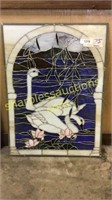 Stained glass piece