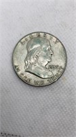 1958-D Franklin half dollar