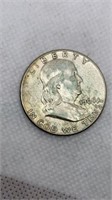 1960 Franklin half dollar