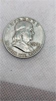 1959-D Franklin half dollar