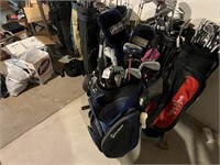 Golf Clubs and Bag