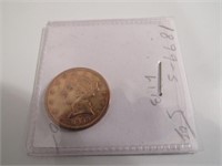 1899 $5 gold liberty head coin