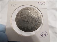 1833 silver liberty head coin