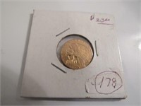 1925 2 1/2 dollar gold indian head coin