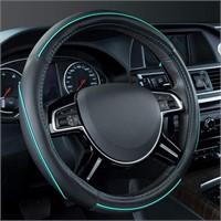 Car Pass Steering Wheel Cover 14.5-15in (Black)