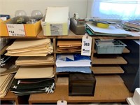 Organizing Shelf w/ Hanging File Folders,