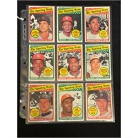 (20) 1969 Topps Baseball Allstars