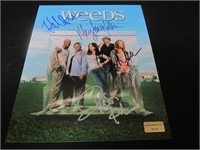 Weeds Cast Signed 8x10 Photo EUA COA