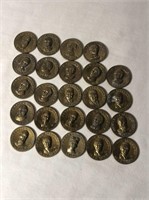 1970 Shell Gas Prime Minister Medallion Lot