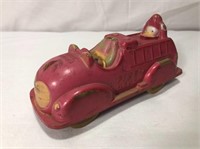 Vintage Mickey Mouse Fire Dept Truck Toy