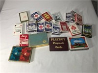 Box Lot Of Playing Card Decks