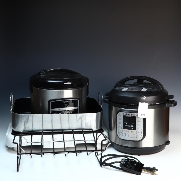 Insta Pot, rice cooker, griddle, and roaster