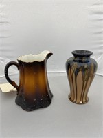 Laughlin Pitcher & Pottery Vase