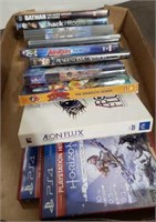 GROUP OF ASSORTED DVDS, PS4 GAMES