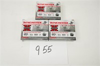 15RNDS/3BOXES OF WINCHESTER SUPER X 20GA 3/4OZ 2.7