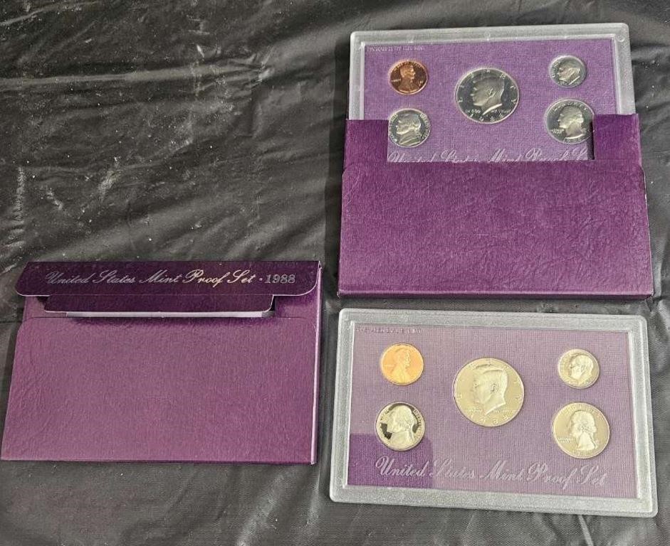 2 1988 proof set