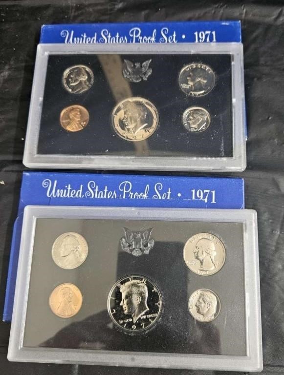 2 1971 proof set