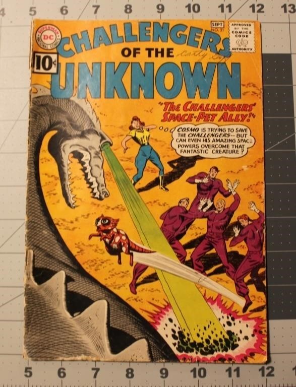 Challengers of the Unknown #21 Aug 1961
