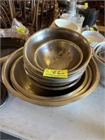 LOT OF SS BOWLS