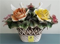 CAPODIMONTE MADE IN ITALY FLORAL