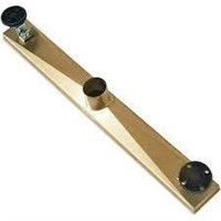 Brushed Brass 24-Inch Linear Shower Drain- with 2-