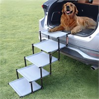 Dog Car Stairs, Foldable, Supports 150 lbs