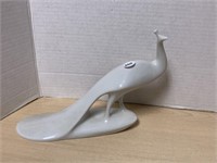 White Bird Figure Made In Czechoslovakia
