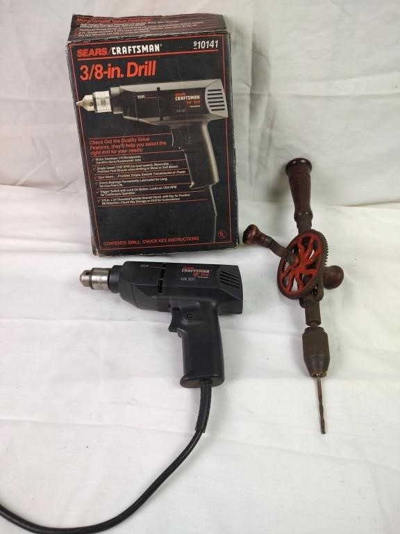 Craftsman 3/8" Drill & Hand Drill