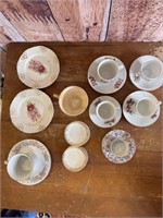 Large Lot of Tea Cups/Saucers Butter Cups