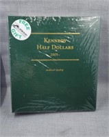 Kennedy half dollar book.
New and no coins