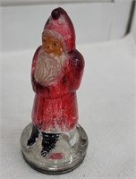 Rare Avor Santa Belsnickel Glass Candy Container
