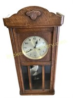 Oak Case Pendulum Clock