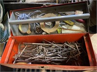 hex keys in tool box