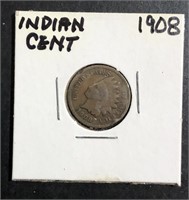 1908 INDIAN HEAD PENNY