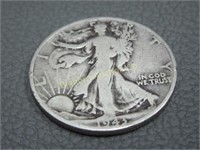 Silver 1943 Walking Liberty Half Dollar
