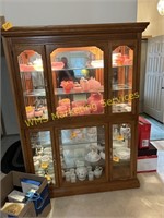 Lighted Display Cabinet - 56" Wide, 76" Tall