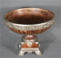 12" Decorative Pedestal Bowl 9" tall