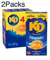 2Packs Of KD Kraft Dinner Original 4x225g