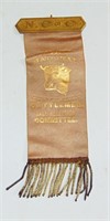 NATIONAL CATTLEMEN CONVENTION RIBBON circa 1885