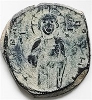 "GOD IS WITH US" 11th AD Medieval coin 28mm