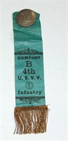 COMPANY B 4th INFANTRY RIBBON