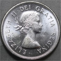 Canada 25 Cents 1962 Uncirculated